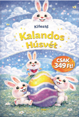 Kalandos húsvét kifestő könyv