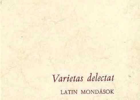 Hajdú István (összeállította): Varietas delectat (latin mondások) antikvár