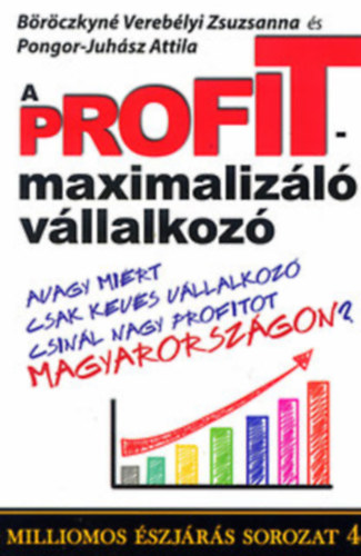 Böröczkyné Verebélyi Zsuzsanna: A profitmaximalizáló vállalkozó - avagy miért csak kevés vállalkozó csinál nagy profitot Magyarországon? könyv
