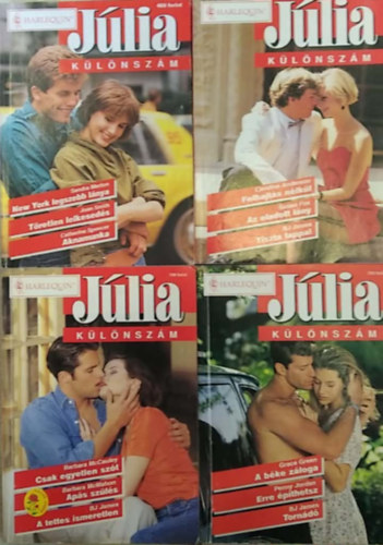4 db-os Harlequin JÚLIA különszám: 1998/3.+ 2004/1.+ 2004/2.+ 2004/3. antikvár