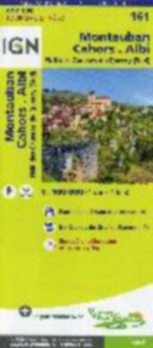 Montauban.Cahors.Albi 1:100 000 idegen