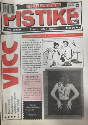 Pistike - 1999. január antikvár