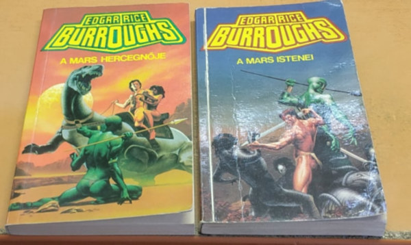 Edgar Rice Burroughs: A Mars hercegnője + A Mars Istenei (2 kötet) antikvár