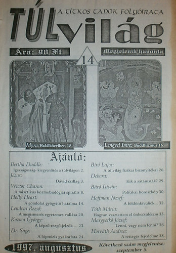 Szűcs Alfréd (szerk.): Túlvilág 14. szám könyv