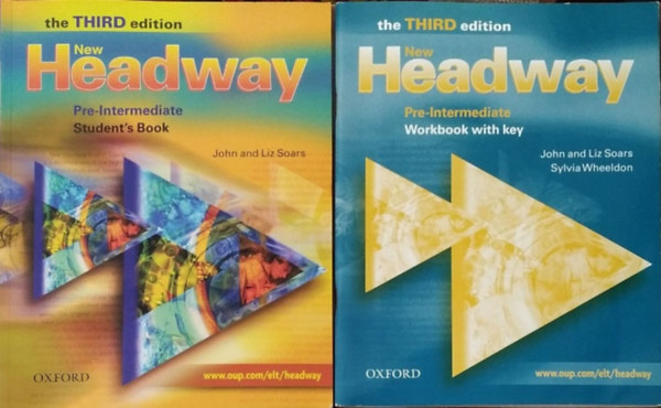 John and Liz Soard with Sylvia Wheeldon: New Headway (the Third Edition) - Pre-Intermediate - Student's Book + Workbook with Key antikvár