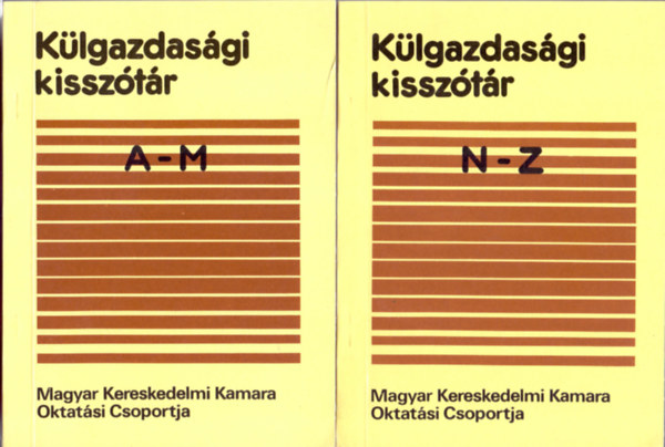 Dr. Kónya Balázs (szerk.): Külgazdasági kisszótár I-II antikvár