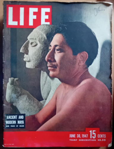 LIFE Magazine - June 30, 1947: Ancient and Modern Maya antikvár