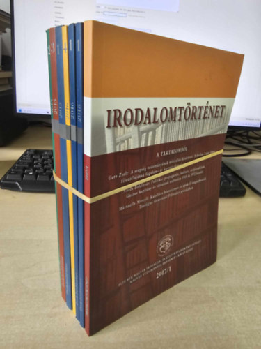 Gintli Tibor, Szilágyi Márton: 6db Irodalomtörténet folyóirat 2018/1 + 2016/1, 4 + 2013/1, 2, 3 + 2007/1 - A Harmonia caelestis az anekdotikus elbeszélői hagyomány kontextusában+ A bűnbakképzés mechanizmusai: Görgei Artúr stb antikvár