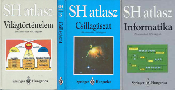 Kinder, Hermann-Hilgremann, Werner, Joachim Herrmann, Hans Breuer: SH Atlasz gyűjtemény  ( 3 kötet ) könyv