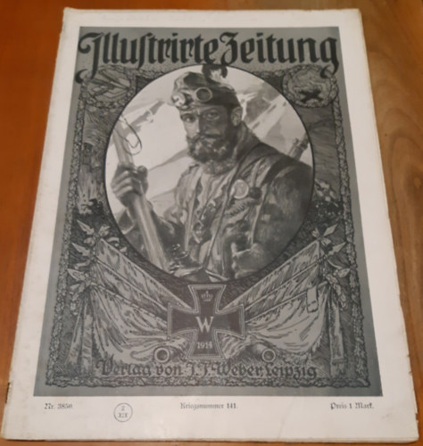 Illustrirte Zeitung : Leipzig, Berlin, Wien, Budapest, New York. Nr. 3850. 148. Band. 12. April 1917. Kriegsnummer 141 antikvár