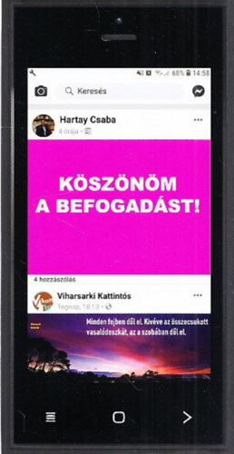 Hartay Csaba: Köszönöm a befogadást antikvár