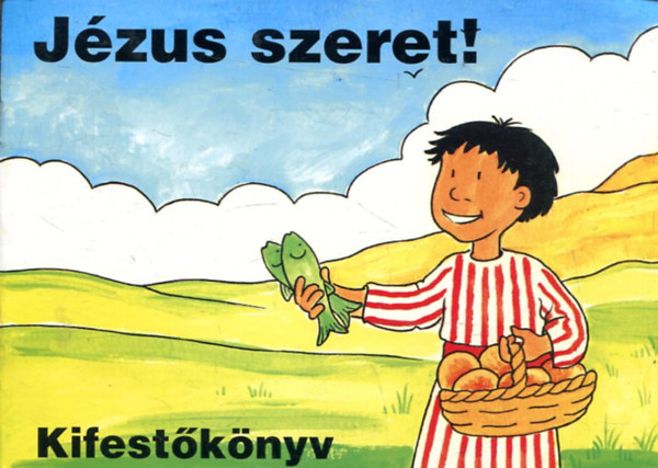 Jézus szeret - kifestőkönyv antikvár