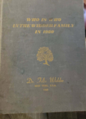 Who is who in the widder family in 1960 antikvár