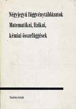 Hack F.-Kugler S.-Tóth G.: Négyjegyű függvénytáblázatok - Matematikai, fizikai, kémiai összefüggések antikvár