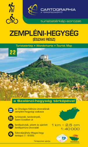 Cartographia Kiadó: Zempléni-hegység (északi rész) turistatérkép könyv