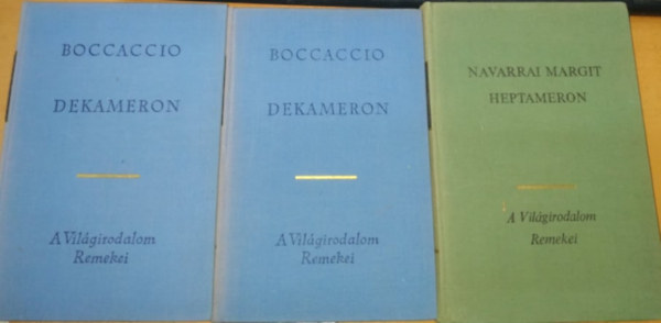 Navarrai Margit, Boccaccio: Decameron I.-II. + Heptameron (2 kötet) könyv