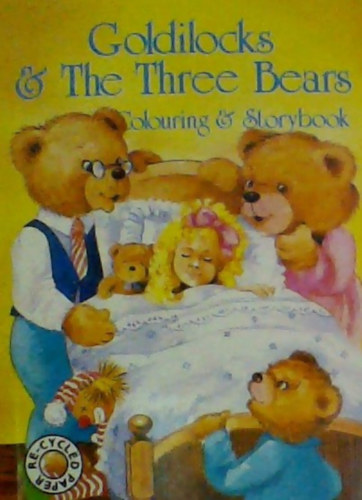goldilocks & the three bears (colouring & storybook) antikvár