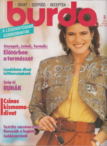 Burda 1990. március antikvár