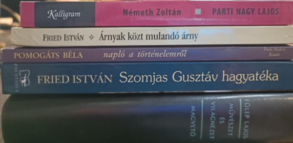 Fülöp Lajos, Fried István, Pomogáts Béla, Németh Zoltán: Magyar kortárs könyvcsomag antikvár