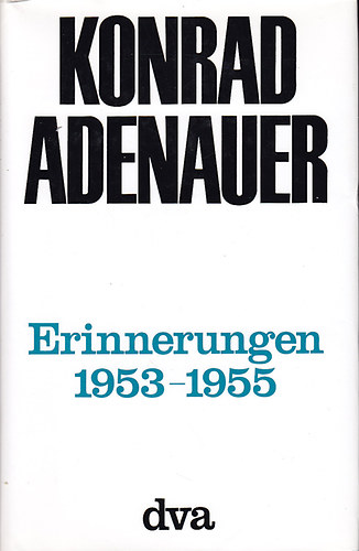 Konrad Adenauer: Erinnerungen 1953-1955 antikvár