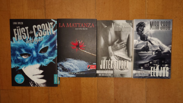 Mira Sabo, Tara Monti, Laini Taylor: 4 szórakoztató sikerkönyv: Előjog, Játékszerek (Fehér gallér sorozat I-II.), La Mattanza - Sorsforduló, Füst és Csont leánya antikvár