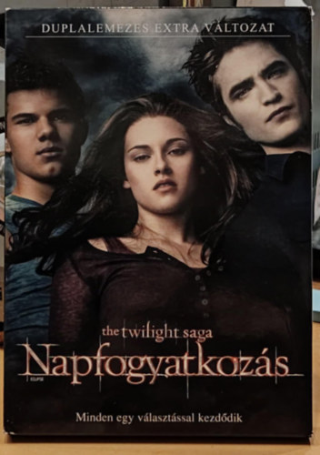 David Slade, Kristen Stewart, Robert Pattinson: Napfogyatkozás (Duplalemezes, Extra változat)(2 DVD, tok, + papír tok) antikvár