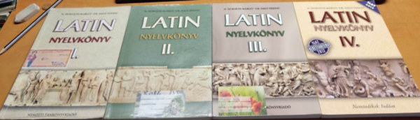 N. Horváth Margit - dr. Nagy Ferenc: Latin nyelvkönyv a gimnázium I-IV. osztálya számára (I-IV. kötet) antikvár