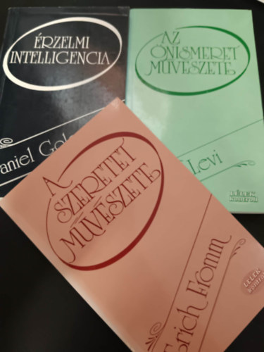Érzelmi inteligencia+Az önismeret művészete+a szeretet művészete 3db antikvár