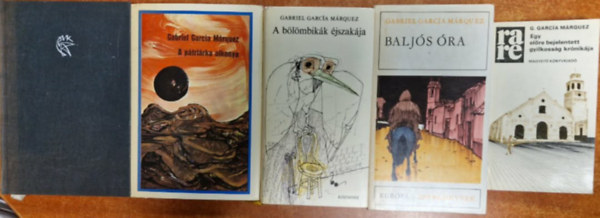 Gabriel Garcia Marquez: 5db Gabriel García Márquez regény: Száz év magány + Egy előre bejelentett gyilkosság krónikája antikvár