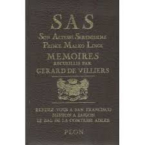 Gerard de Villiers: SAS antikvár