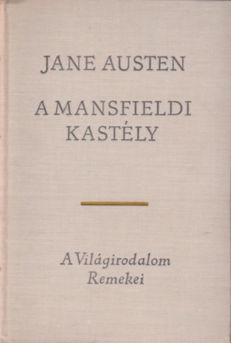 Jane Austen: A mansfieldi kastély antikvár