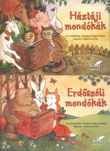 Bogos Katalin, Nyilasi Antónia: Háztáji mondák + Erdőszéli mondák (Két leporelló) könyv