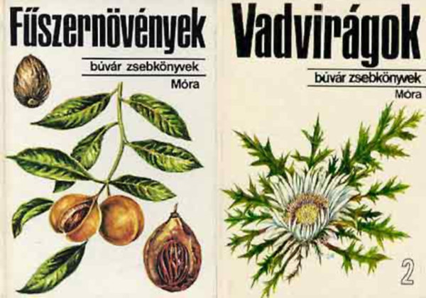 Járainé Komlódi Magda, D. Nagy-Csapody: Fűszernövények +Vadvirágok 2. (Búvár zsebkönyv) ( 2 kötet ) antikvár