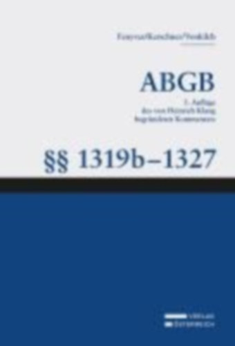 Großkommentar zum ABGB - Klang Kommentar idegen