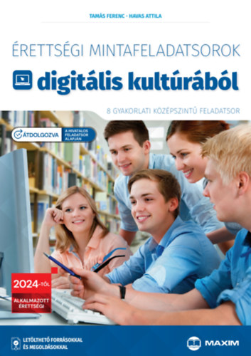 Érettségi mintafeladatsorok digitális kultúrából - 8 gyakorlati középszintű feladatsor akciós termékkép 1