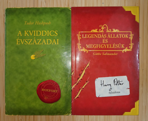 Göthe Salmander - Tudor Hushpush: 2 kis könyv a Harry Potter világából: A Kvidics évszázadai, Legendás állatok és megfigyelésük antikvár