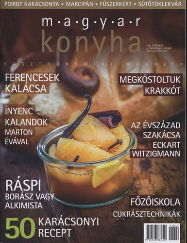Vinkó József főszerkesztő: Magyar Konyha - 2013. december - 37. évfolyam 12. szám könyv