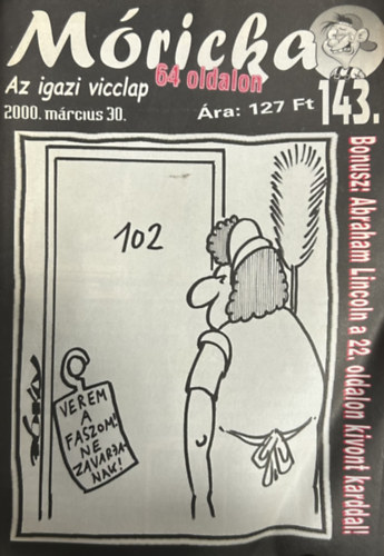 Szűcs Alfréd (szerk.): Móricka 143 - 2000. március 30. antikvár