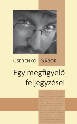 Cserenkó Gábor: Egy megfigyelő feljegyzései antikvár