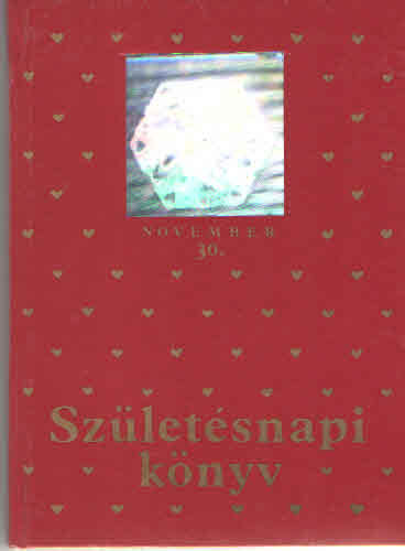 Születésnapi könyv - November 30. antikvár