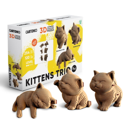 Cicatrió 3D festhető karton puzzle (Cartonic) kiegészítő