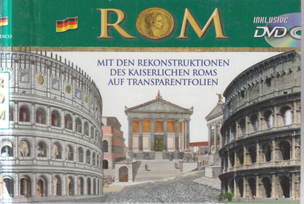 Rom - mit den rekonstruktionene des kaiserlichen roms auf transparentfolien - mit der Vatikan, villa Adriana und Pompeji antikvár