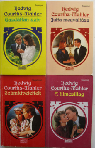H. Courths-Mahler: Gazdátlan szív + A filmcsillag + Számkivetettek + Jutta megváltása antikvár
