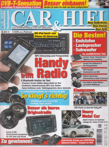 Car & Hifi Testmagazin 2009/1. (német nyelvű) antikvár