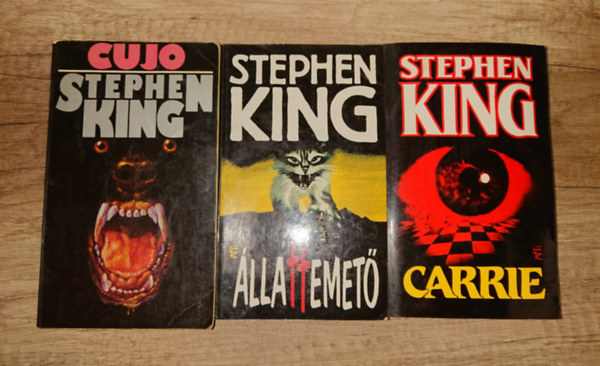 Stephen King: 3 klasszikus Stephen Kingtől: Cujo, Állattemető, Carrie antikvár