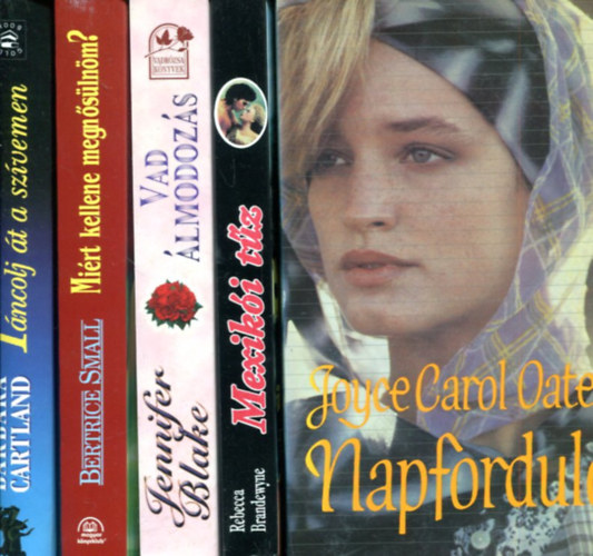 Több szerző: 5 db romantikus kötet: Táncolj át a szívemen - Miért kellene megnősülnöm - Vad álmodozás - Mexikói tűz - Napforduló antikvár