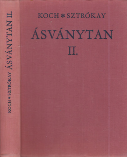 Koch Sándor, Sztrókay Kálmán Imre: Ásványtan II. antikvár
