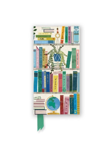 Georgia Breeze: Bookshelves (Foiled Slimline Journal) idegen