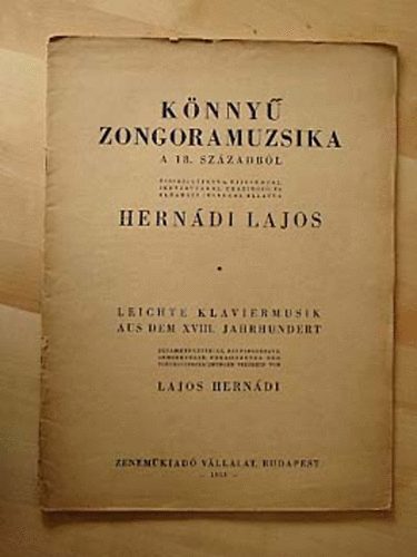 Var.: Könnyű zongoramuzsika a 18. századból antikvár