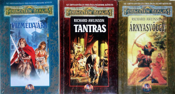 Richard Awlinson: Árnyasvölgy trilógia I-III. (Árnyasvölgy-Tantras-Vízmélyvára)- Forgotten Realms antikvár